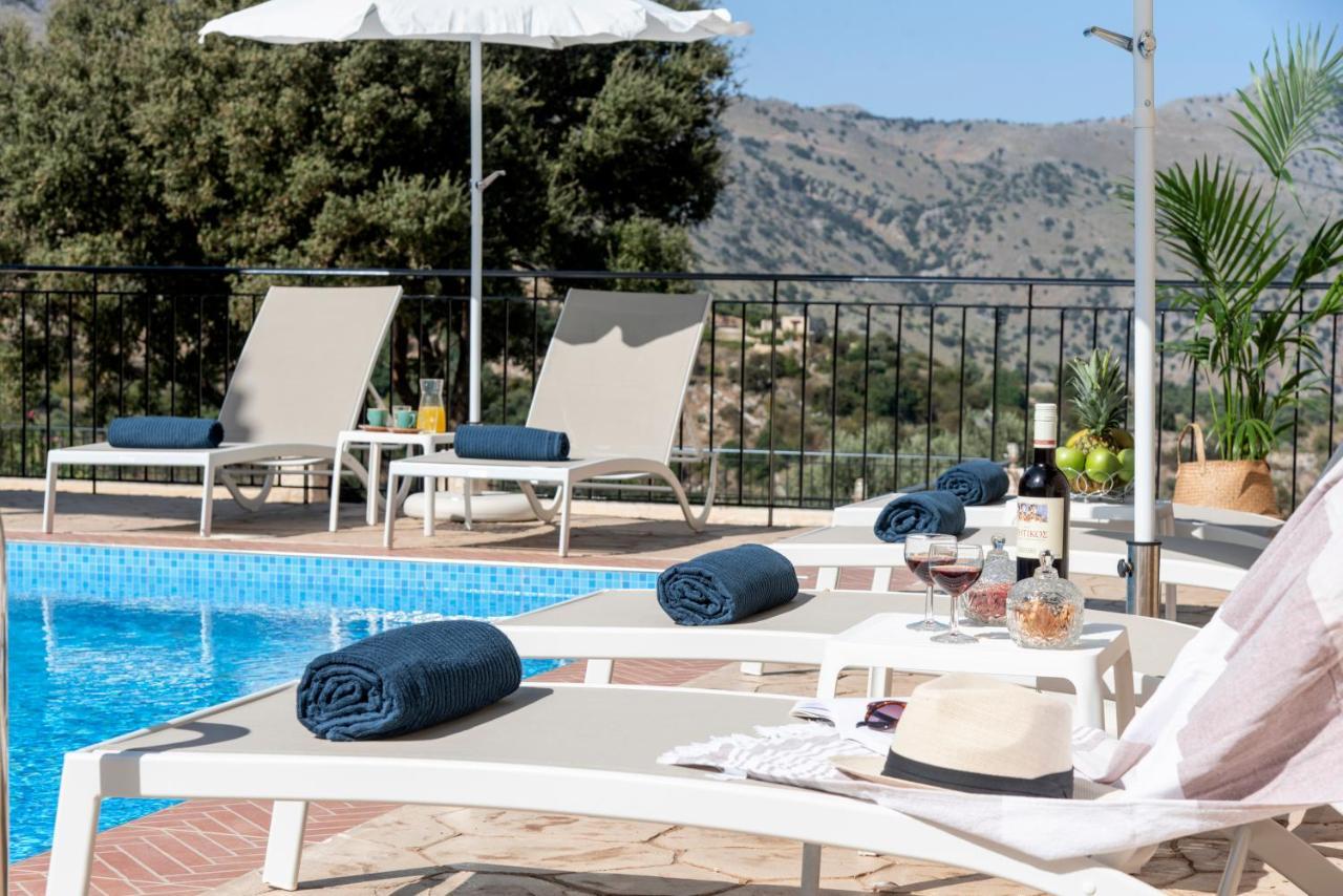 Villa Kermes Heated Pool Kournás Zewnętrze zdjęcie