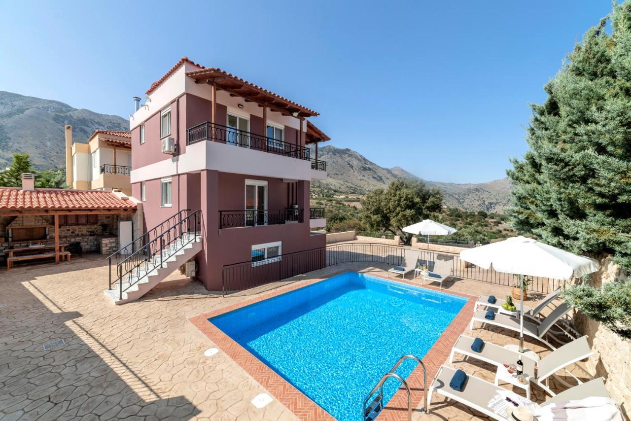 Villa Kermes Heated Pool Kournás Zewnętrze zdjęcie